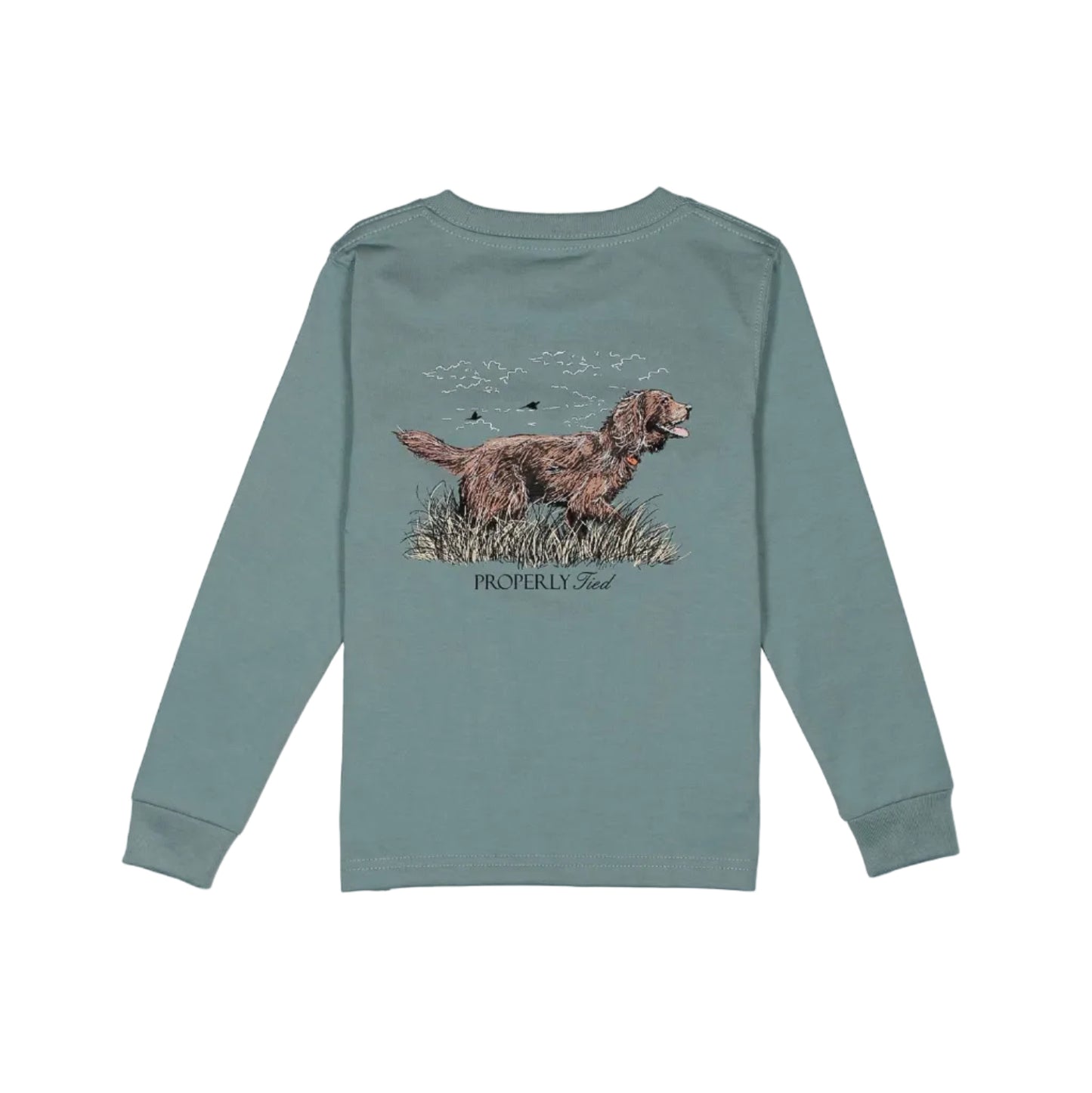 Boys Boykin LS Steel Blue