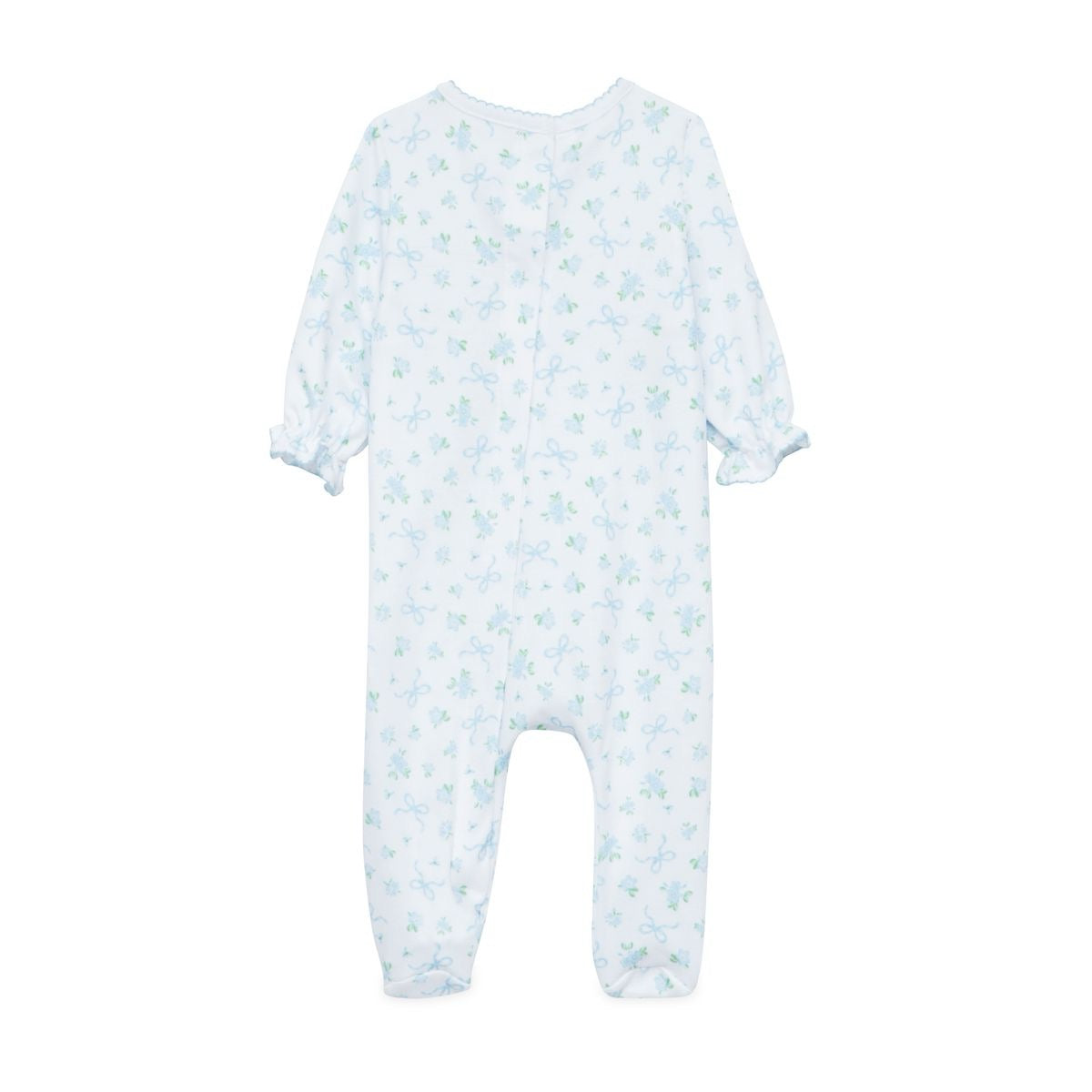 Eloise's Classics Smocked Footie- Sky Blue