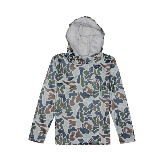 Boys Sportsman Performance Hoodie Terra Camo