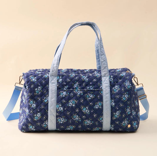 On-The-Go Quilted Weekender Bag-Endless Daydream Navy