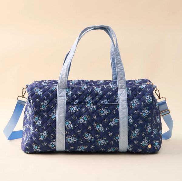 On-The-Go Quilted Weekender Bag-Endless Daydream Navy