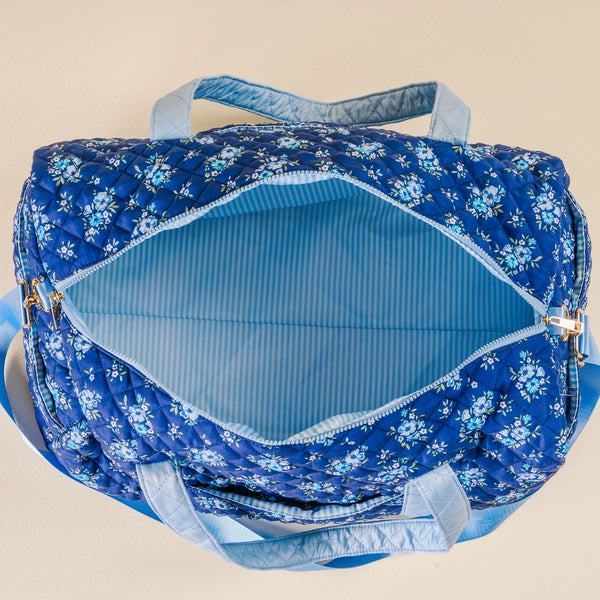 On-The-Go Quilted Weekender Bag-Endless Daydream Navy