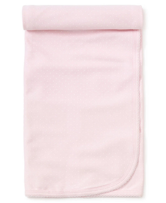 Pink/White New Kissy Dots Print Blanket