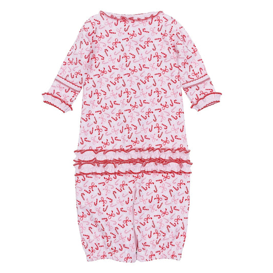 Candy Cane Lane Print Ruffle Converter Red