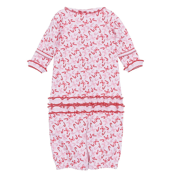 Candy Cane Lane Print Ruffle Converter Red