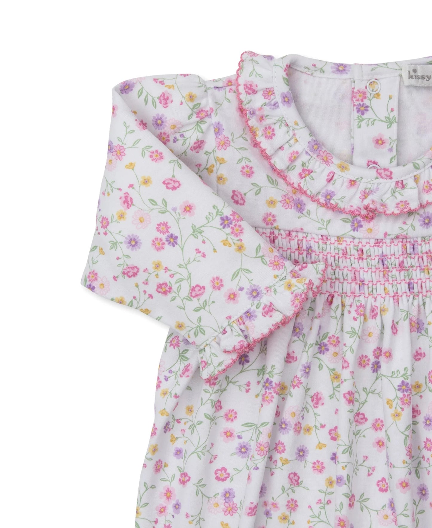 Autumn Blossoms Smocked Playsuit