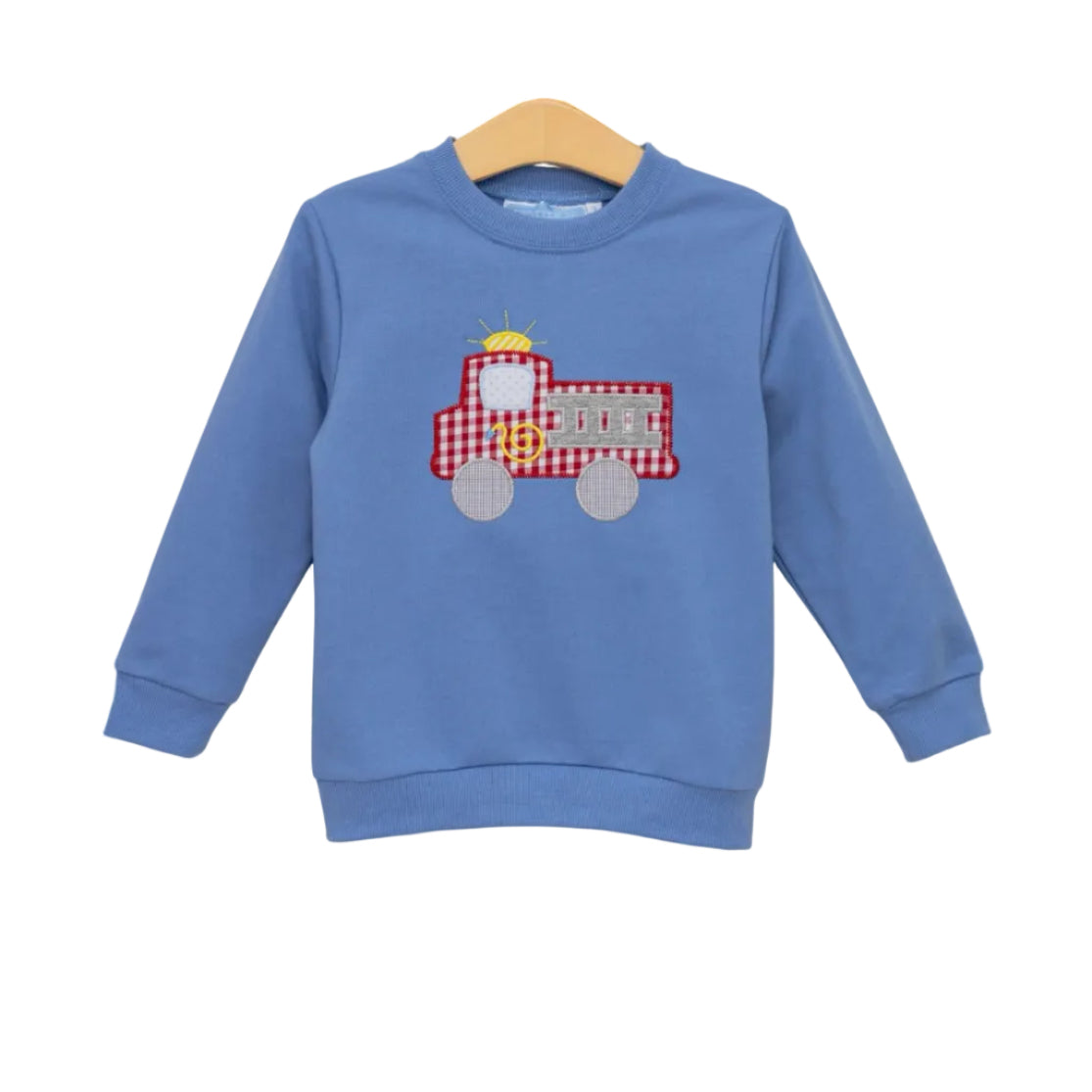 French Terry Pullover- Fire Truck