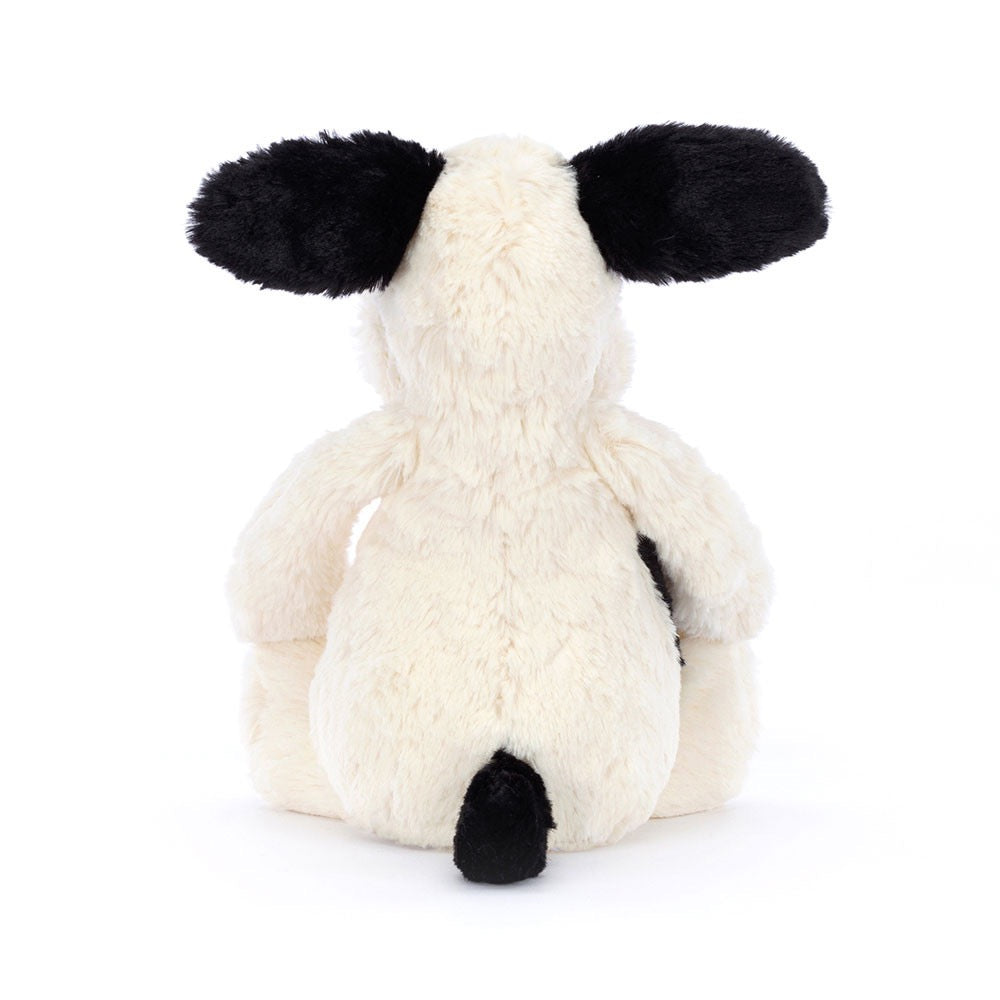 Bashful Rufferty Black and Cream Puppy