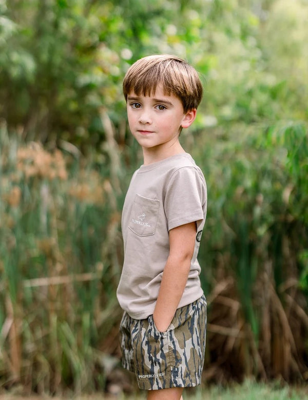 Boys Mallard Short Mossy Oak Original Bottomland