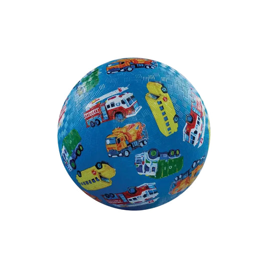 5" Playground Ball - City Vehicles