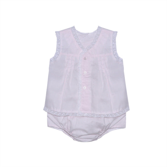 Pink Dylan Diaper Set