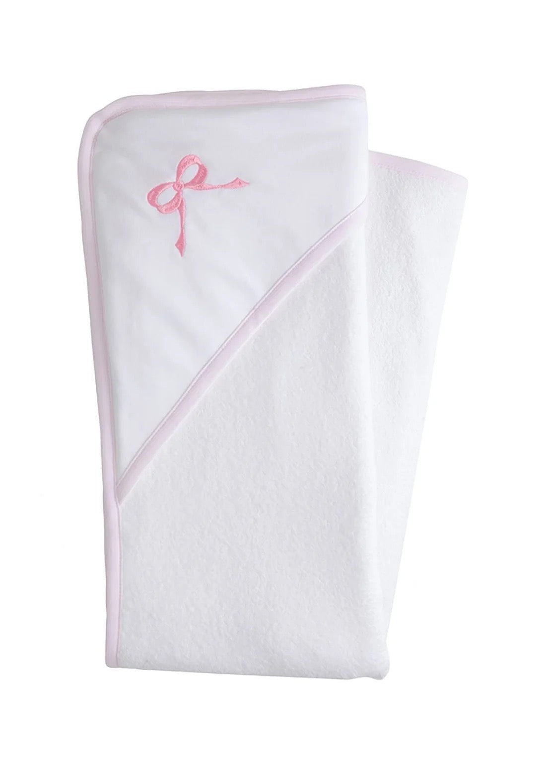 Hooded Towel- Pink Bow