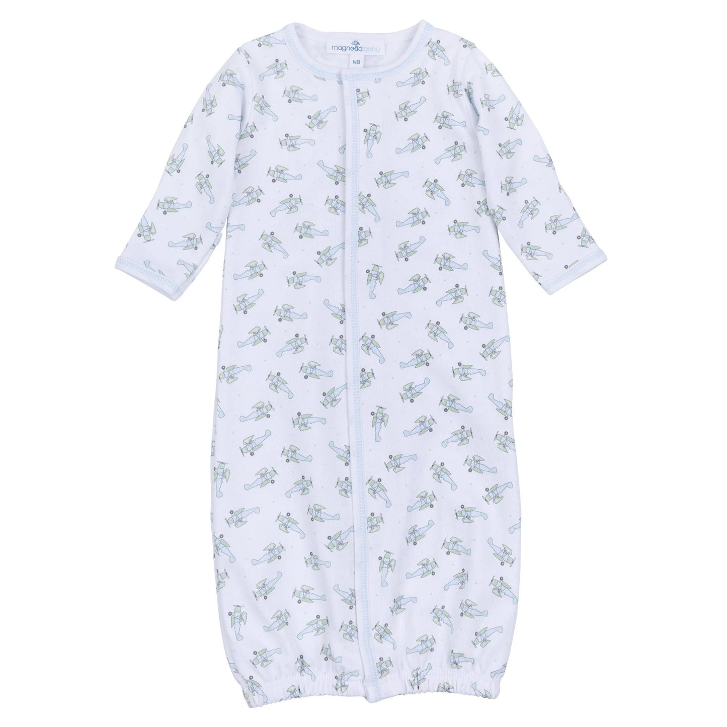 Take Flight Printed Converter Gown Light Blue
