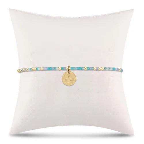 egirl hope unwritten bracelet - man, i teal like a woman - be you. small gold disc