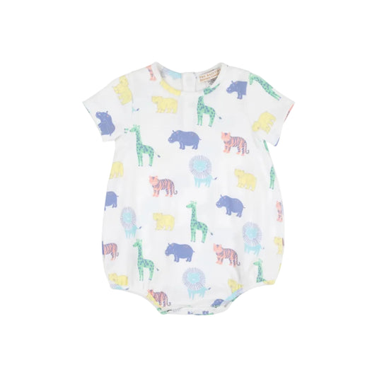 Short Sleeve Patton Play Bubble- Wittle Wild One