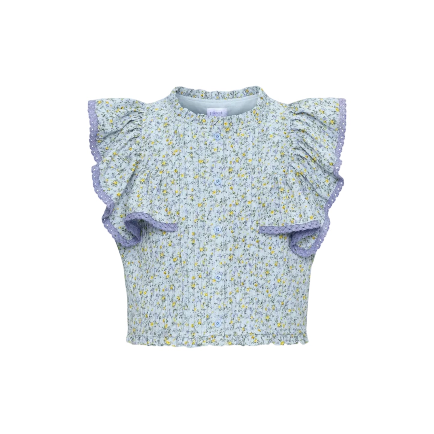 Posie Top Blue Ditsy