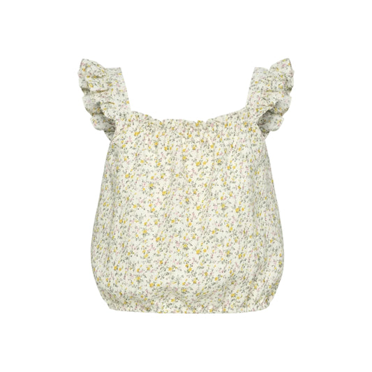 Talia Top Cream Ditsy