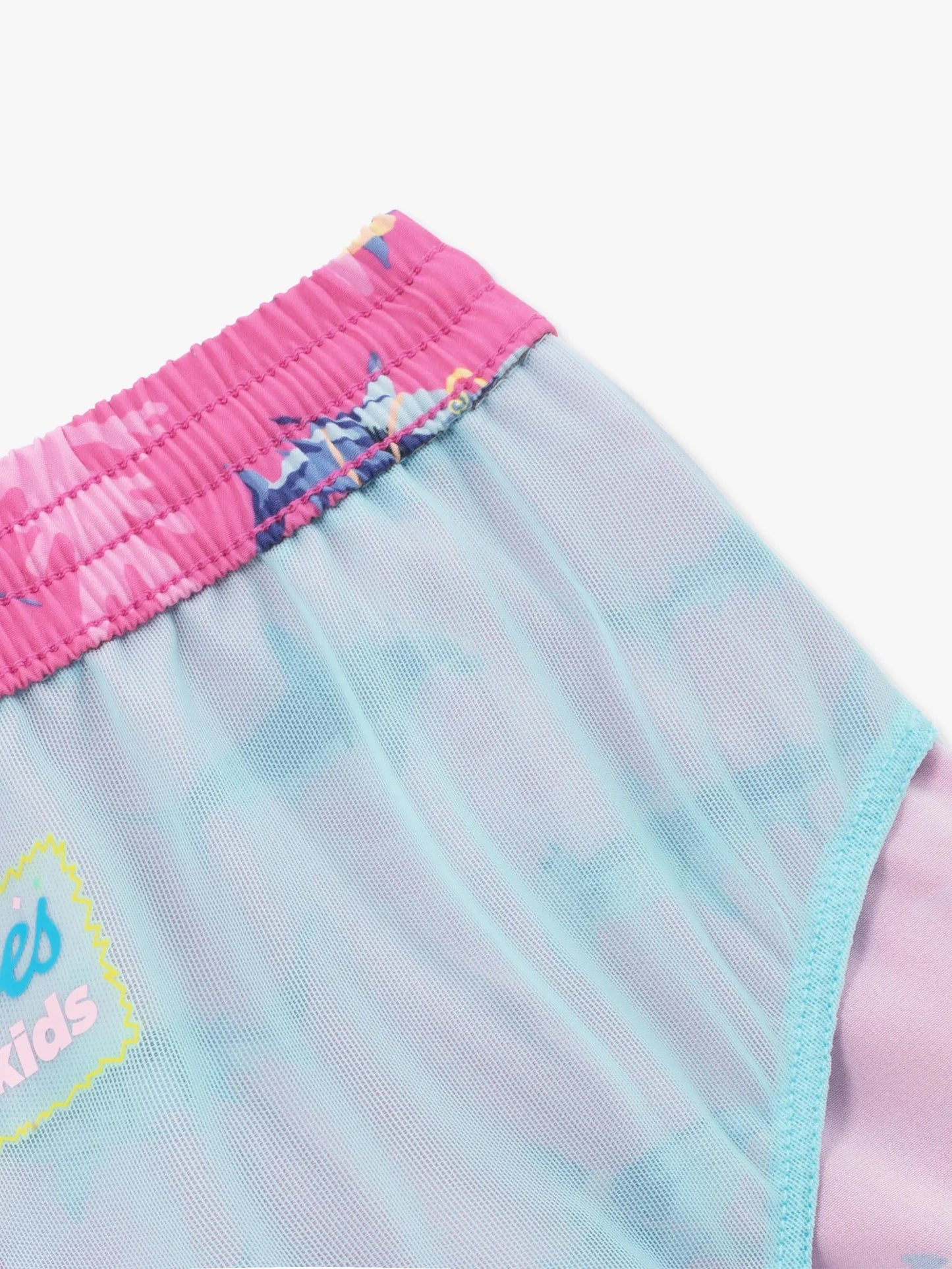 The Great Pink Sharks (Boys Lined Swim Trunk)