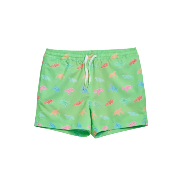 The Turtally Awesomes ( Boys Lined Swim Trunk)