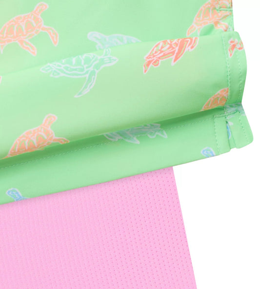 The Turtally Awesomes ( Boys Lined Swim Trunk)