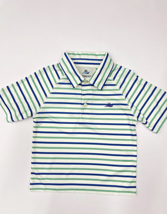 Boys Polo Navy/Green