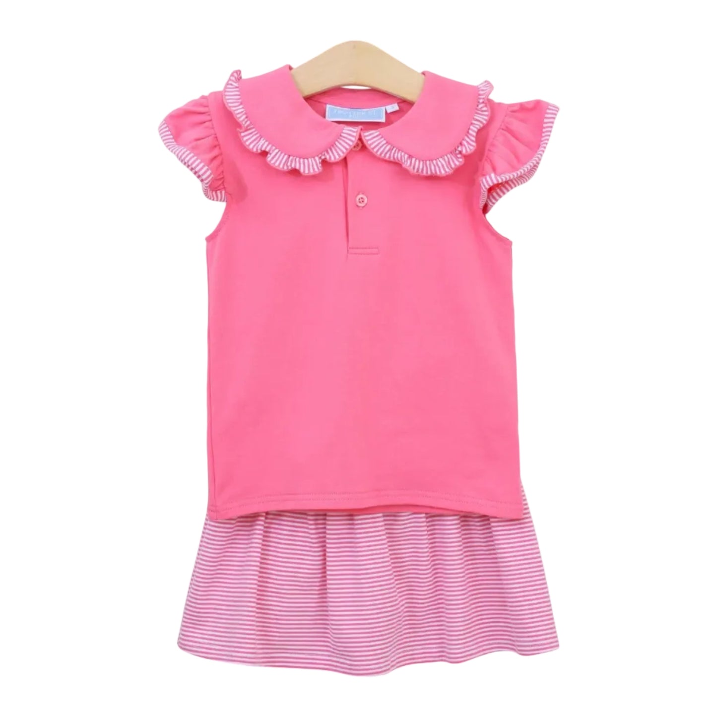 Camilla Skort Set- Pink Stripe