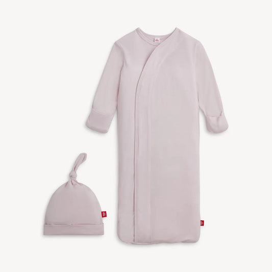 Grape Ice Modal Magnetic Cozy Sleeper Gown + Hat Set