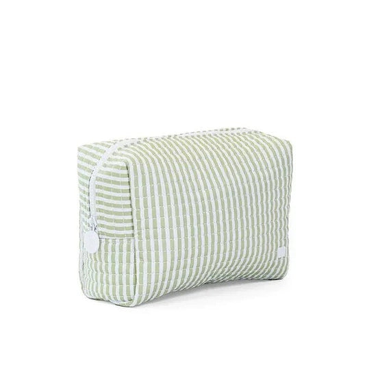 Quilted Everyday Bag- Pimlico Stripe Sage