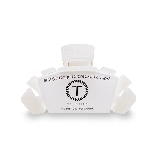 Classic Hair Clip | Small | Coconut White