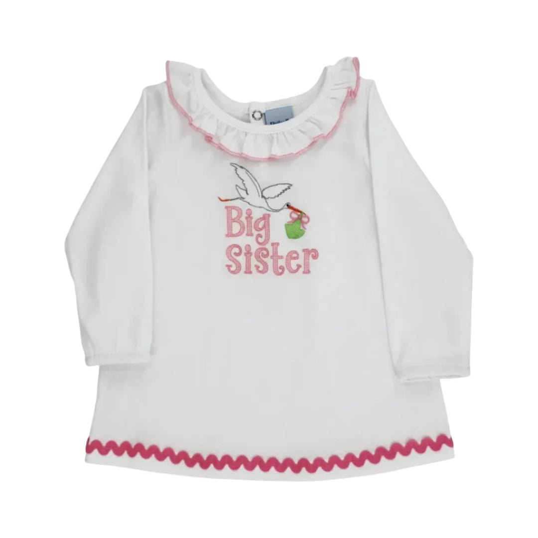White Knit- Big Sister T-Shirt