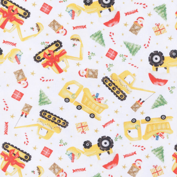Santa's Construction Crew Long Pajamas