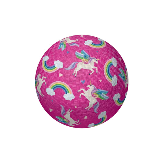 5" Playground Ball - Unicorn Rainbow