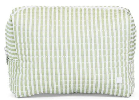 Quilted Everyday Bag- Pimlico Stripe Sage