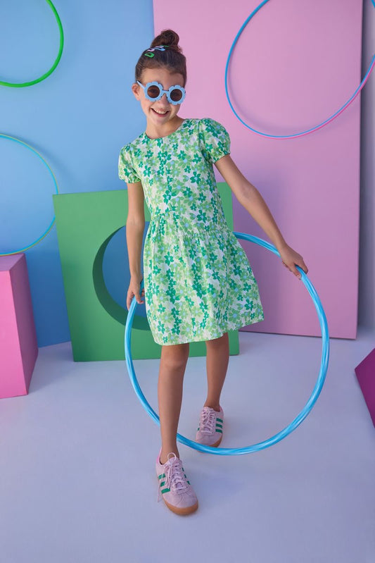 Phillipa Dress-Greenspring Groovy Floral