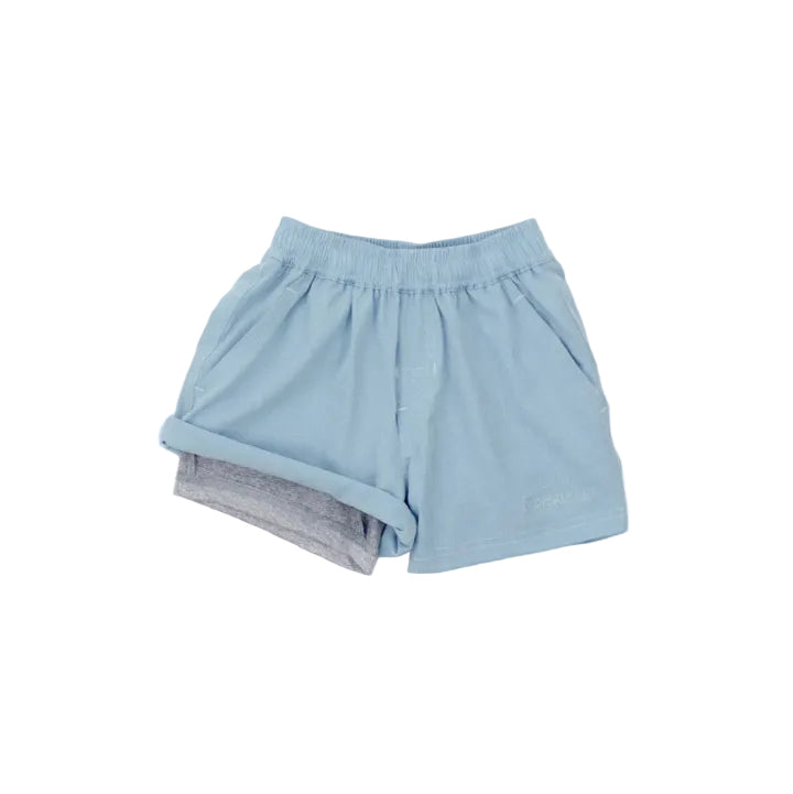 Boys Ace Short- Powder Blue – Little Options Shop
