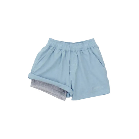 Boys Ace Short- Powder Blue