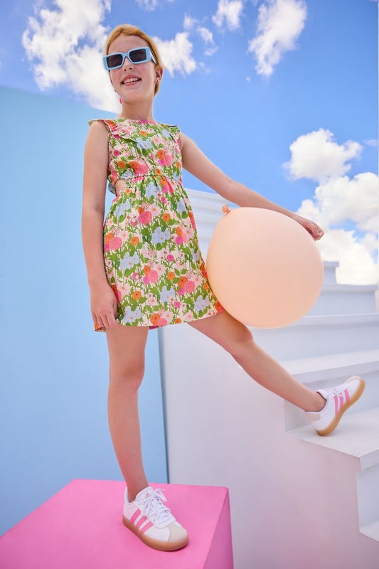 Cutout Dress- Longmeadow Floral