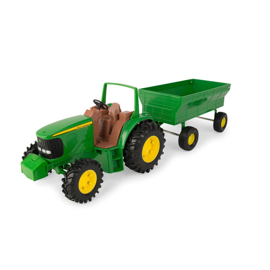 TOMY John Deere Kids Tractor Wagon Set - 8 Inch