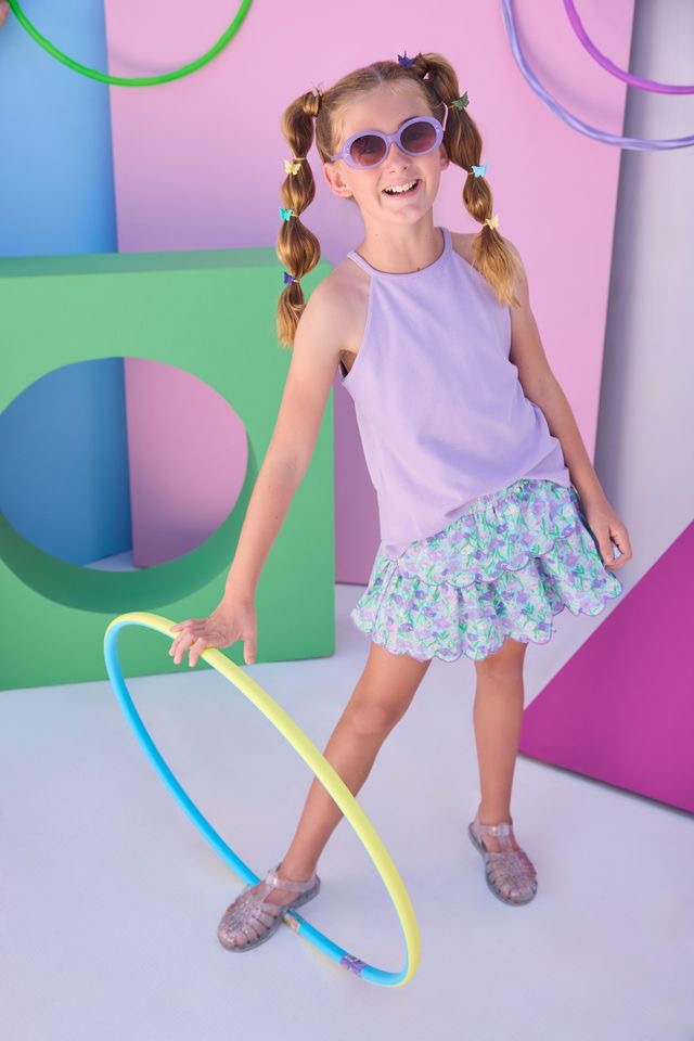 Two Tiered Skirt- Tillies Tulips