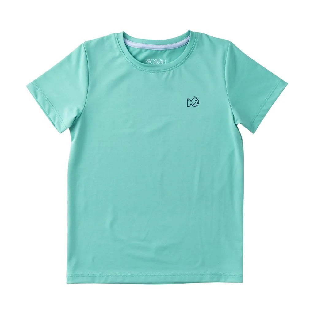 Kid's Performance Short Sleeve T-Shirt- Marine Green