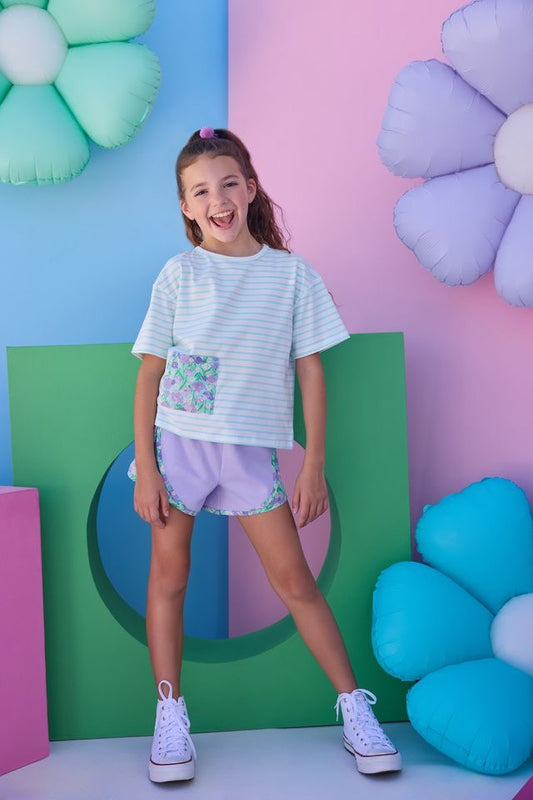 Track Shorts- Tillies Tulips