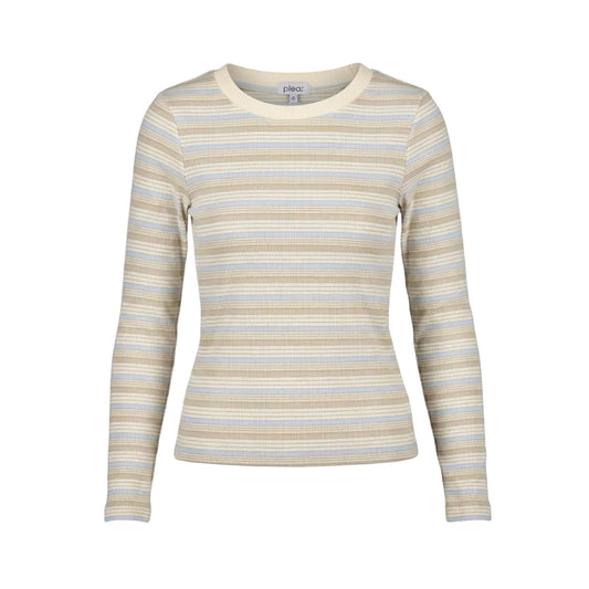 Ella Tee Light Blue/Cream