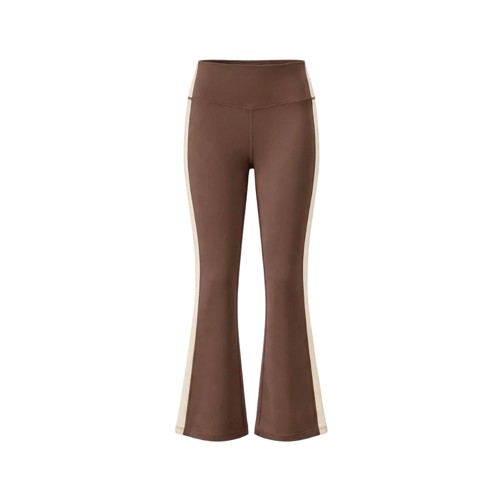 Lollie Flare Leggings Brown/Cream