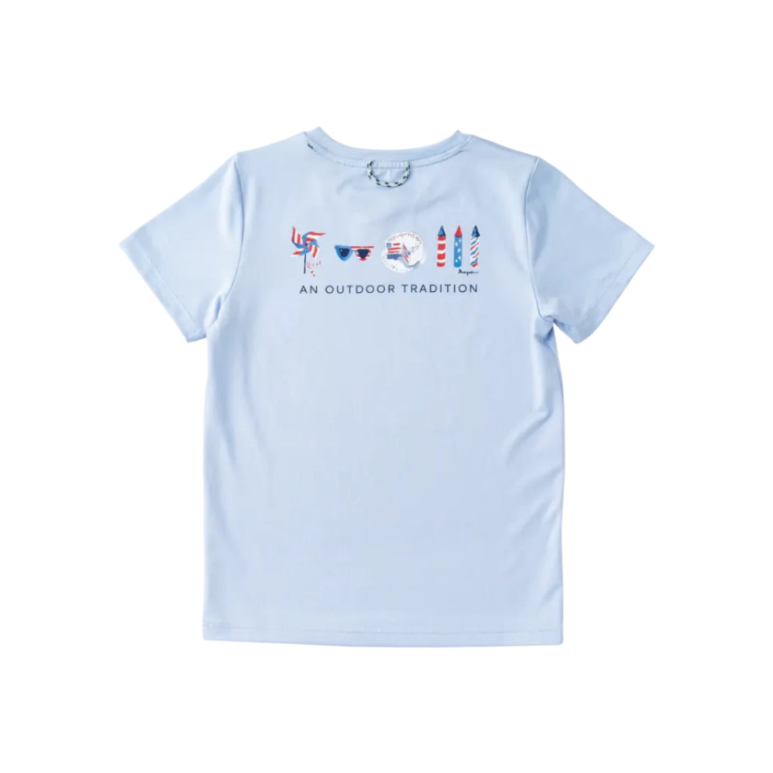 Kids Pro Performance Short Sleeve T-Shirt, Windsurfer