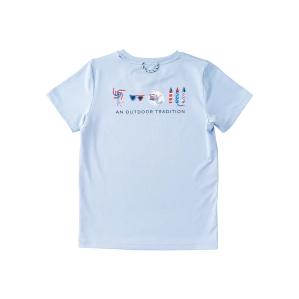 Kids Pro Performance Short Sleeve T-Shirt, Windsurfer