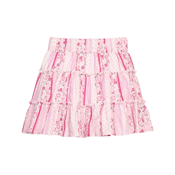 Natalie Skort- Sconset Floral Stripe