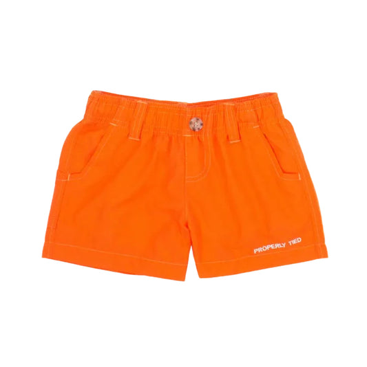 Boys Mallard Short- Orange