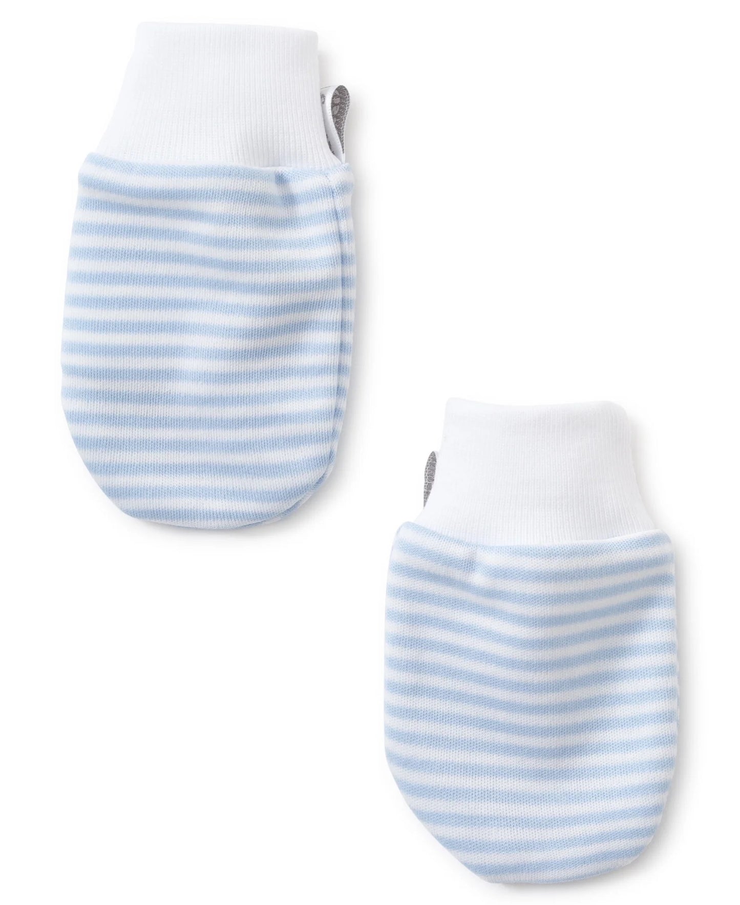 Simple Stripes Blue Mittens