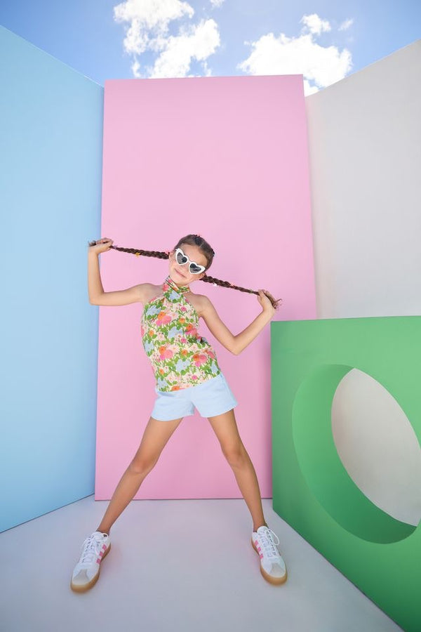 Scarf Top- Longmeadow Floral