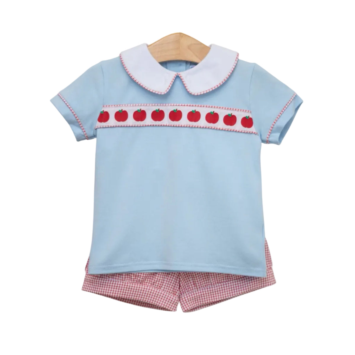Apple Ribbon Banded Short Set